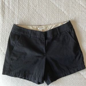 J. Crew Black shorts size 4